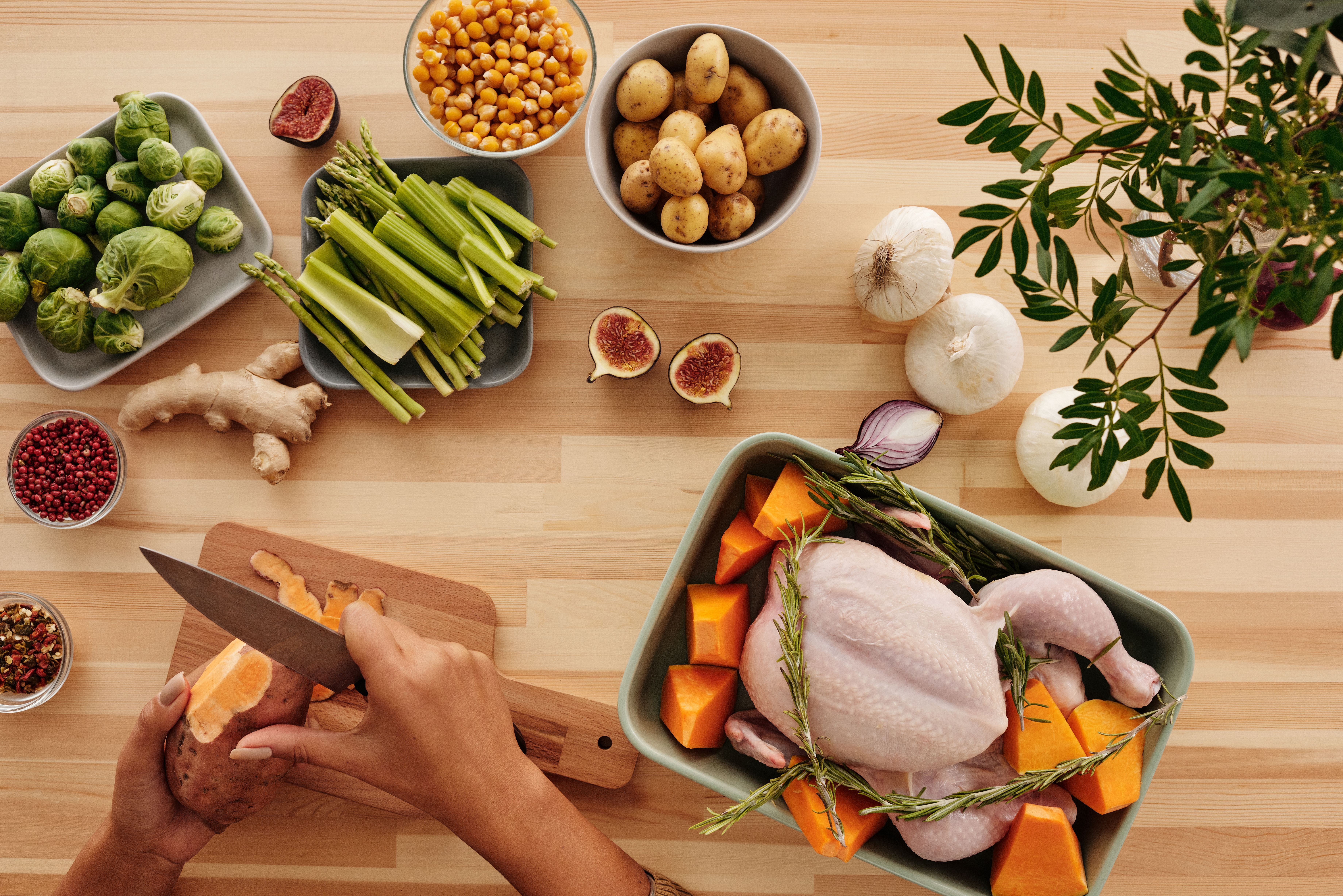 Meal kit ingredients