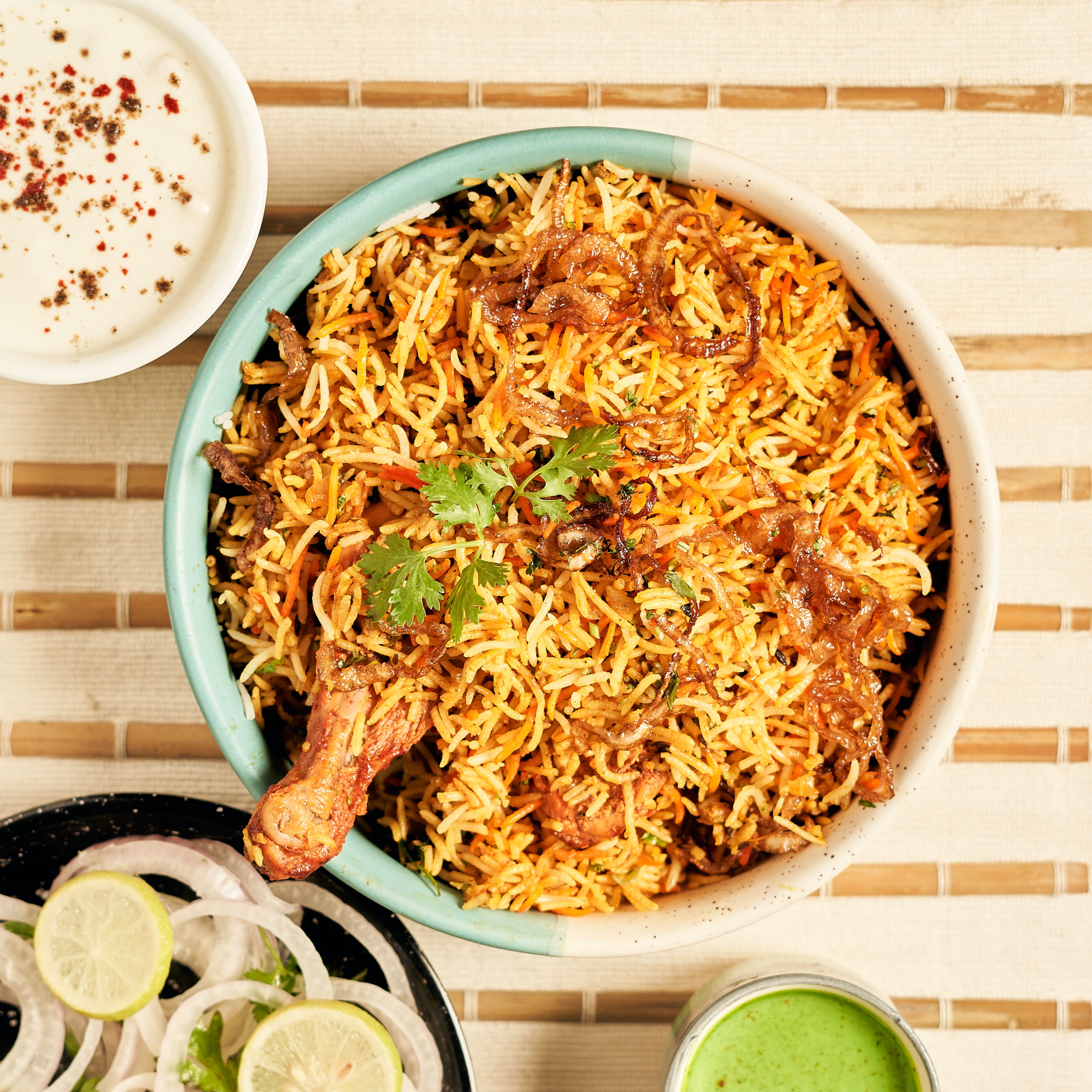 Pilau and biryani